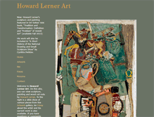 Tablet Screenshot of howardlernerart.com